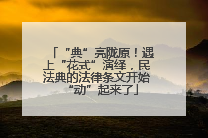 “典”亮陇原！遇上“花式”演绎，民法典的法律条文开始“动”起来了