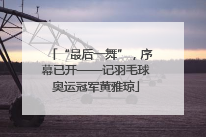 “最后一舞”，序幕已开——记羽毛球奥运冠军黄雅琼