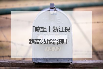 瞭望丨浙江探路高效能治理
