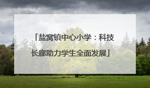 盐窝镇中心小学：科技长廊助力学生全面发展