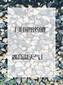 美国纽约遭遇高温天气