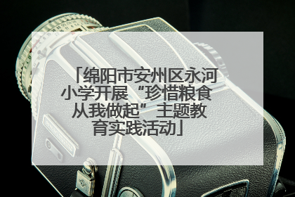绵阳市安州区永河小学开展“珍惜粮食 从我做起”主题教育实践活动