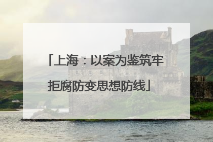 上海：以案为鉴筑牢拒腐防变思想防线