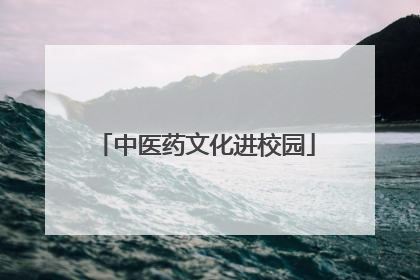 中医药文化进校园