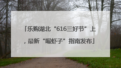 乐购湖北“616三好节”上，最新“嘬虾子”指南发布