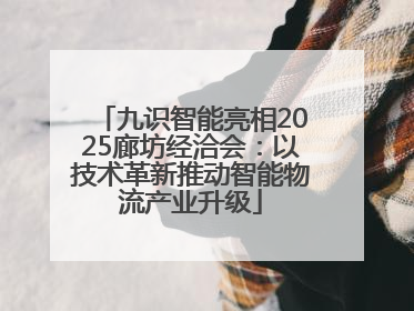 九识智能亮相2025廊坊经洽会：以技术革新推动智能物流产业升级