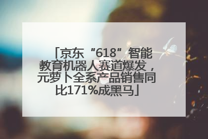 京东“618”智能教育机器人赛道爆发，元萝卜全系产品销售同比171%成黑马