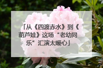从《四渡赤水》到《葫芦娃》这场“老幼同乐”汇演太暖心