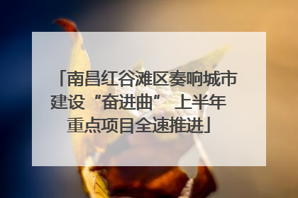 南昌红谷滩区奏响城市建设“奋进曲” 上半年重点项目全速推进