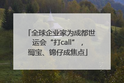 全球企业家为成都世运会“打call”，蜀宝、锦仔成焦点