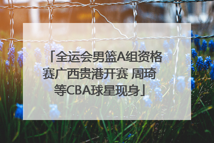 全运会男篮A组资格赛广西贵港开赛 周琦等CBA球星现身