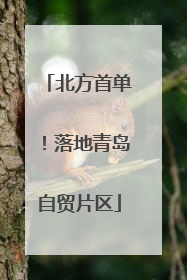 北方首单！落地青岛自贸片区