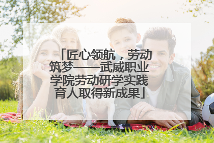 匠心领航，劳动筑梦——武威职业学院劳动研学实践育人取得新成果