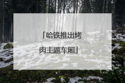 哈铁推出烤肉主题车厢