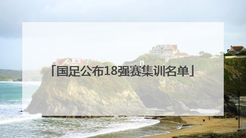 国足公布18强赛集训名单