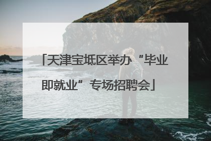 天津宝坻区举办“毕业即就业”专场招聘会