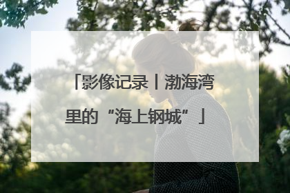 影像记录丨渤海湾里的“海上钢城”