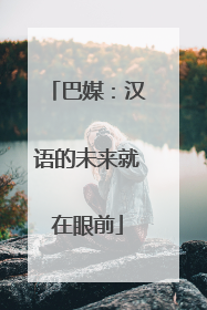 巴媒：汉语的未来就在眼前