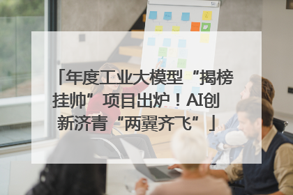 年度工业大模型“揭榜挂帅”项目出炉！AI创新济青“两翼齐飞”