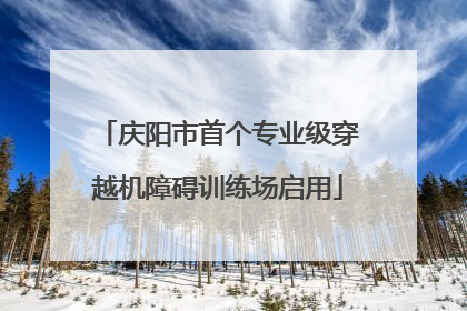 庆阳市首个专业级穿越机障碍训练场启用