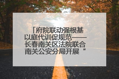 府院联动强根基 以庭代训促规范——长春南关区法院联合南关公安分局开展“以庭代训”