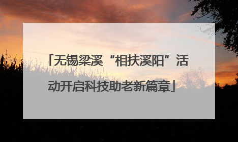 无锡梁溪“相扶溪阳”活动开启科技助老新篇章
