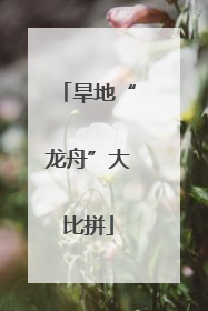 旱地“龙舟”大比拼