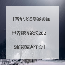 普华永道受邀参加世界经济论坛2025新领军者年会