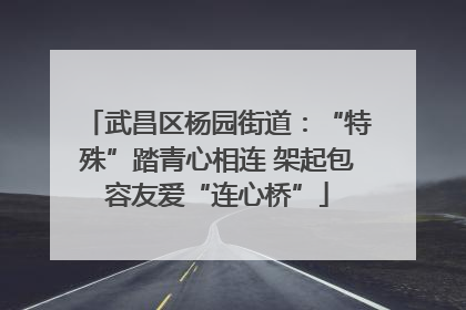 武昌区杨园街道：“特殊”踏青心相连 架起包容友爱“连心桥”