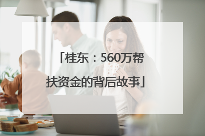 桂东：560万帮扶资金的背后故事