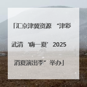 汇京津冀资源 “津彩武清‘嗨一夏’2025消夏演出季”举办