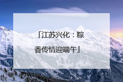 江苏兴化：粽香传情迎端午