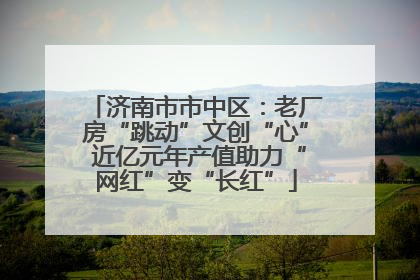 济南市市中区：老厂房“跳动”文创“心” 近亿元年产值助力“网红”变“长红”