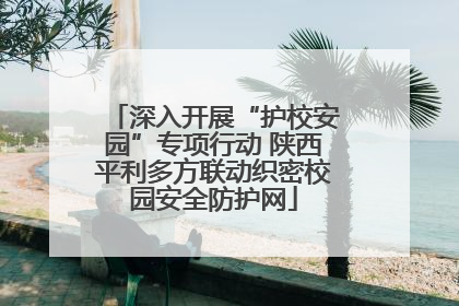 深入开展“护校安园”专项行动 陕西平利多方联动织密校园安全防护网
