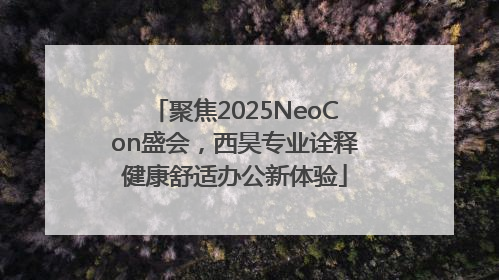 聚焦2025NeoCon盛会，西昊专业诠释健康舒适办公新体验