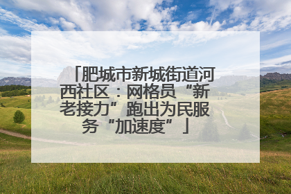 肥城市新城街道河西社区：网格员“新老接力”跑出为民服务“加速度”