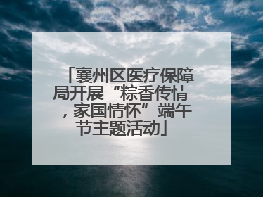 襄州区医疗保障局开展“粽香传情，家国情怀”端午节主题活动