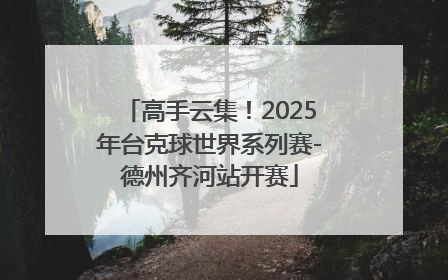 高手云集！2025年台克球世界系列赛-德州齐河站开赛