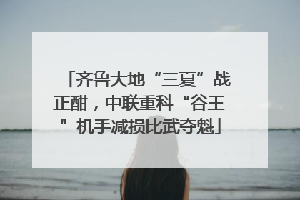 齐鲁大地“三夏”战正酣，中联重科“谷王”机手减损比武夺魁