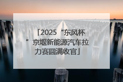 2025“东风杯”京堰新能源汽车拉力赛圆满收官