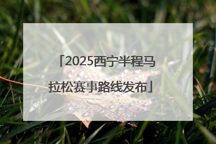 2025西宁半程马拉松赛事路线发布